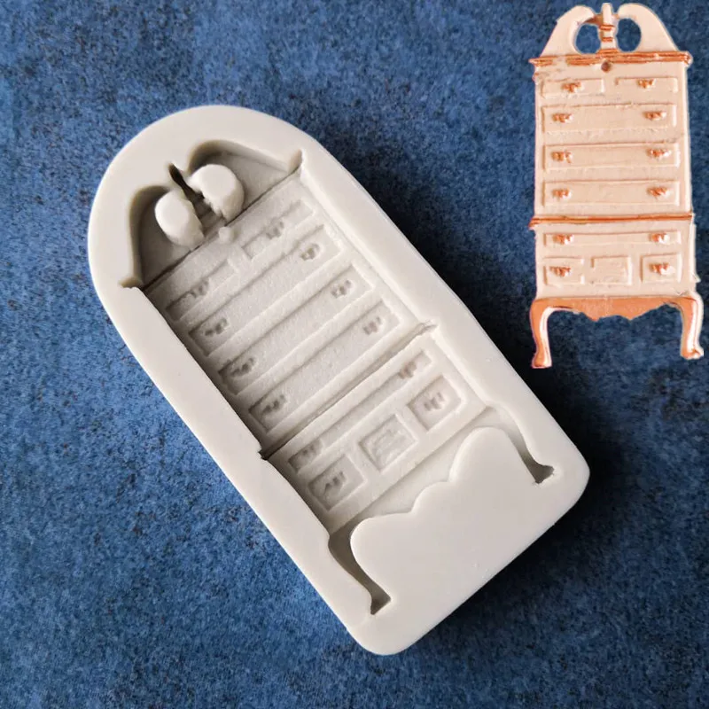 DIY помадка торт Силиконовая форма сухой Pez литье шкаф Торт Украшение Инструмент