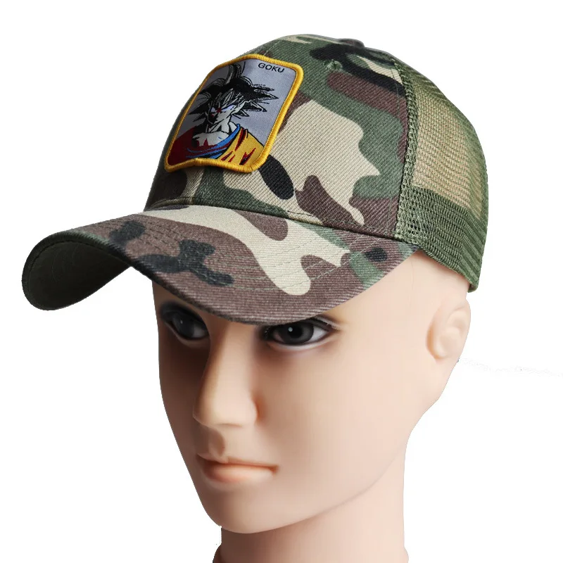 Новая брендовая бейсбольная кепка Goku Dragon Ball Snapback, Высококачественная хлопковая кепка для мужчин и женщин в стиле хип-хоп, шляпа для папы, сетчатая Кепка, Прямая поставка
