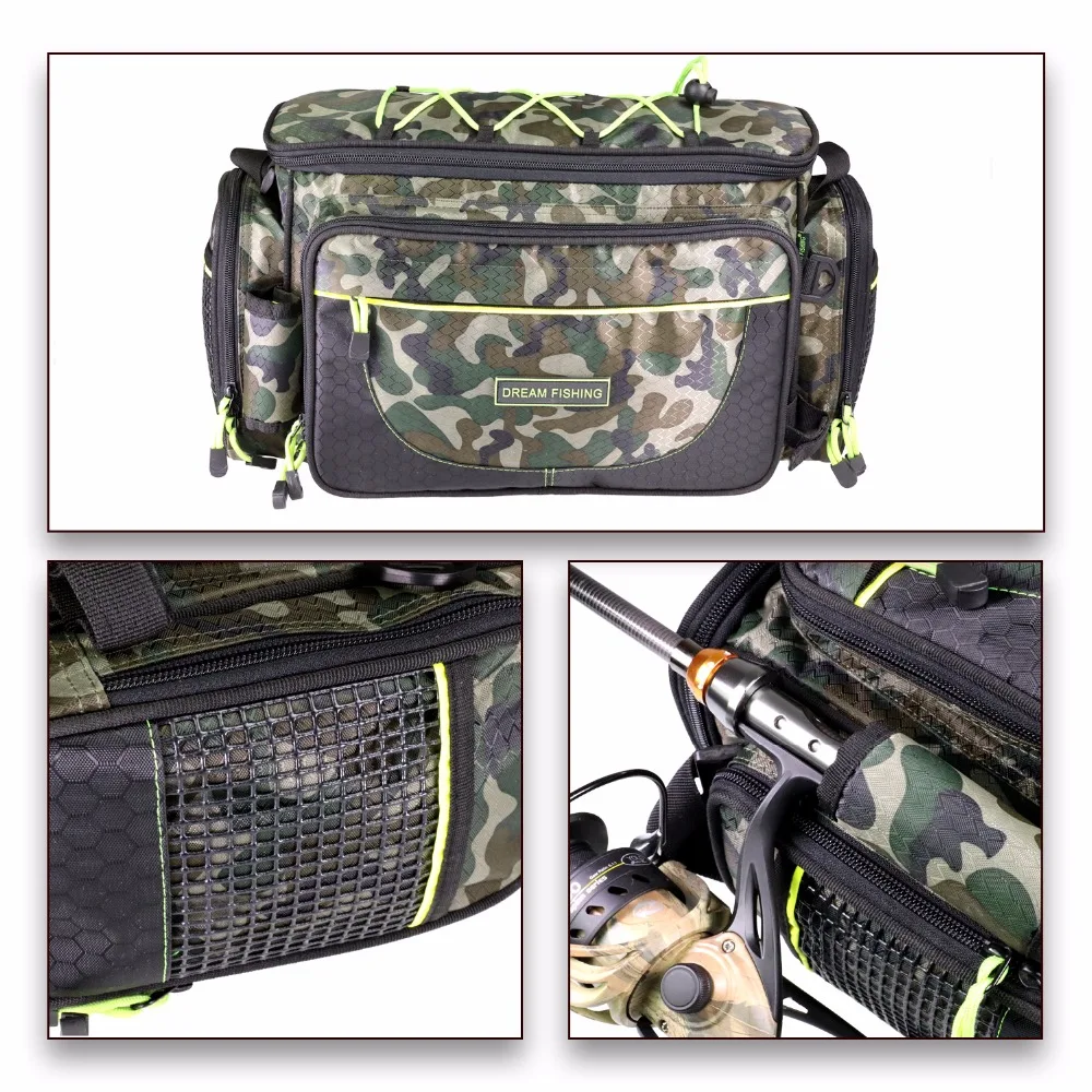 Открытый Рыбалка Bag1200D нейлон Водонепроницаемый многофункциональные рыболовные