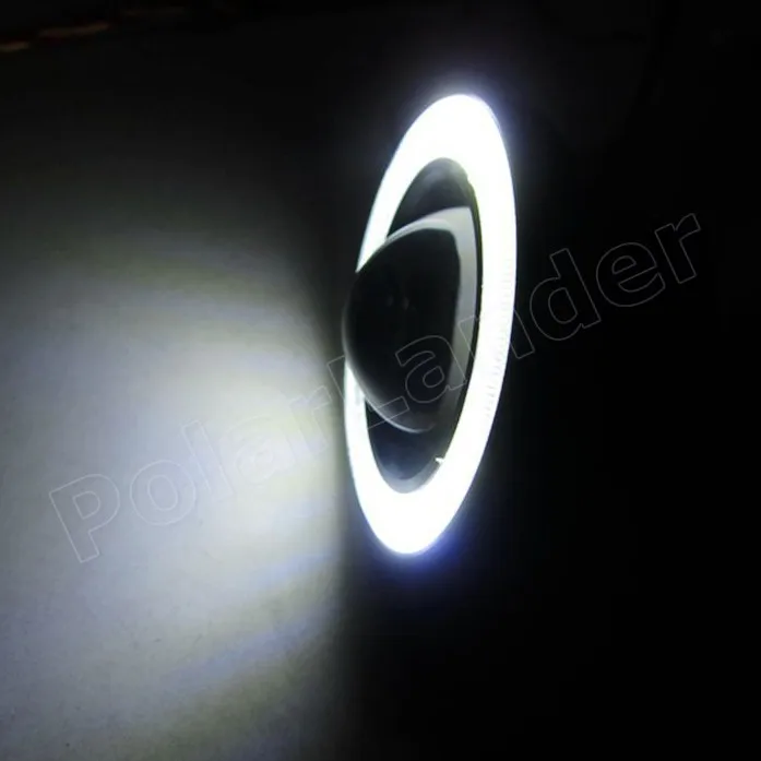 for all cars 2 pieces Car led Fog light Spot Light Lamp Angle Eyes 12V 3inch best price sale | Headlight Bulbs(LED)