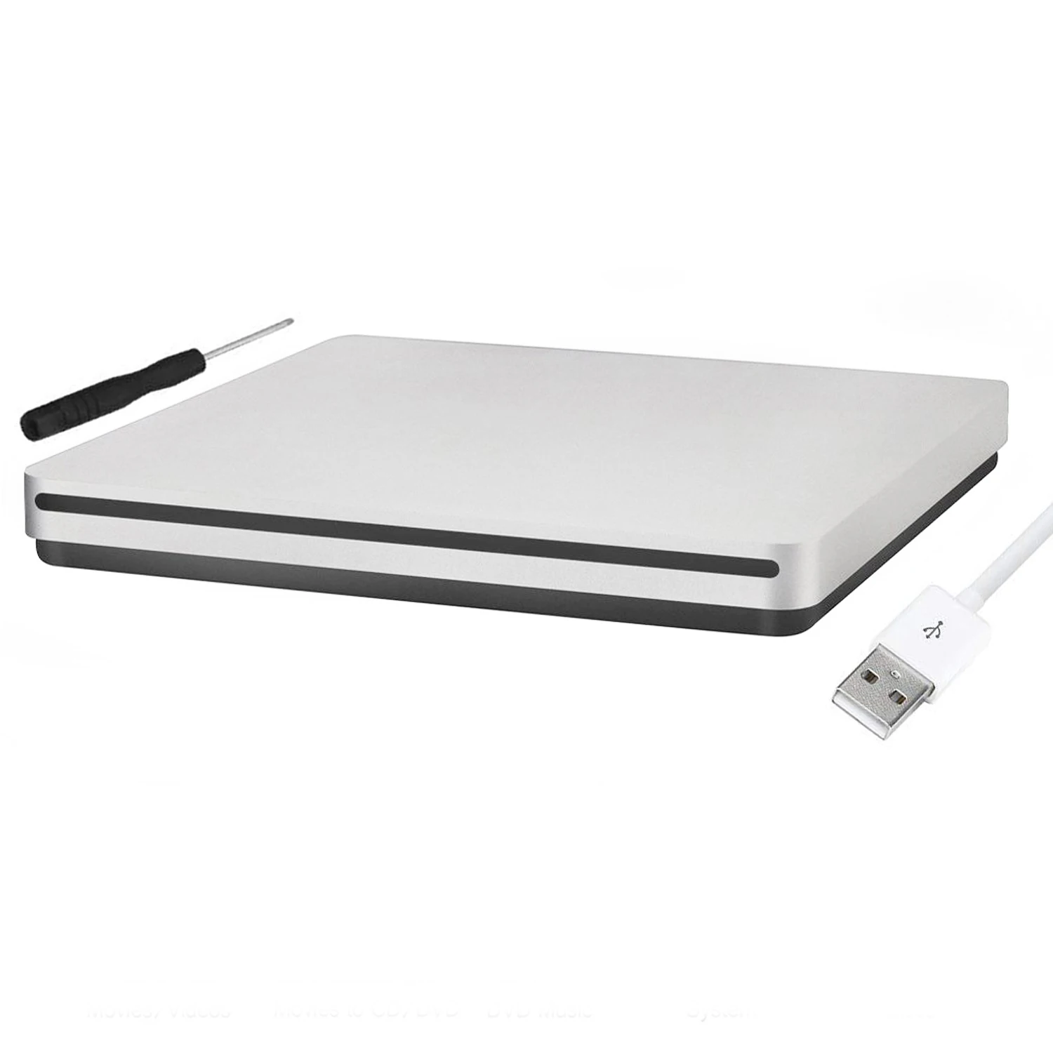 Новый супер тонкий внешний слот в DVD RW корпус USB 2 0 чехол 12 7 мм SATA Оптический привод