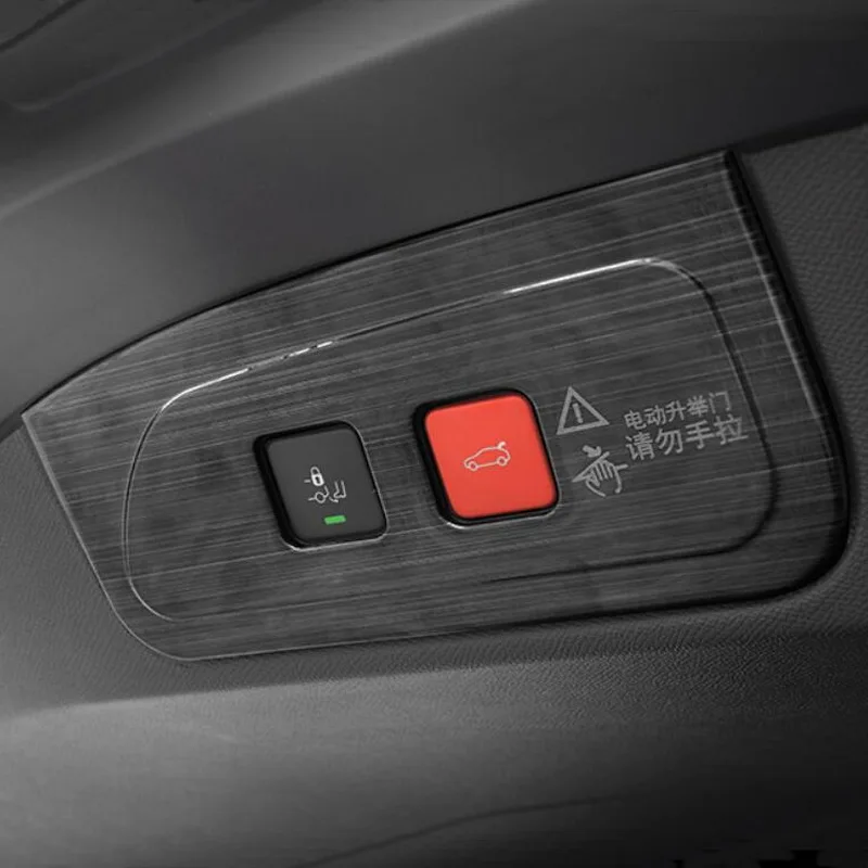 Tonlinker 1 шт. наклейка на крышку кнопки задней двери для CITROEN DEESSE DS7 2018 19 Стайлинг