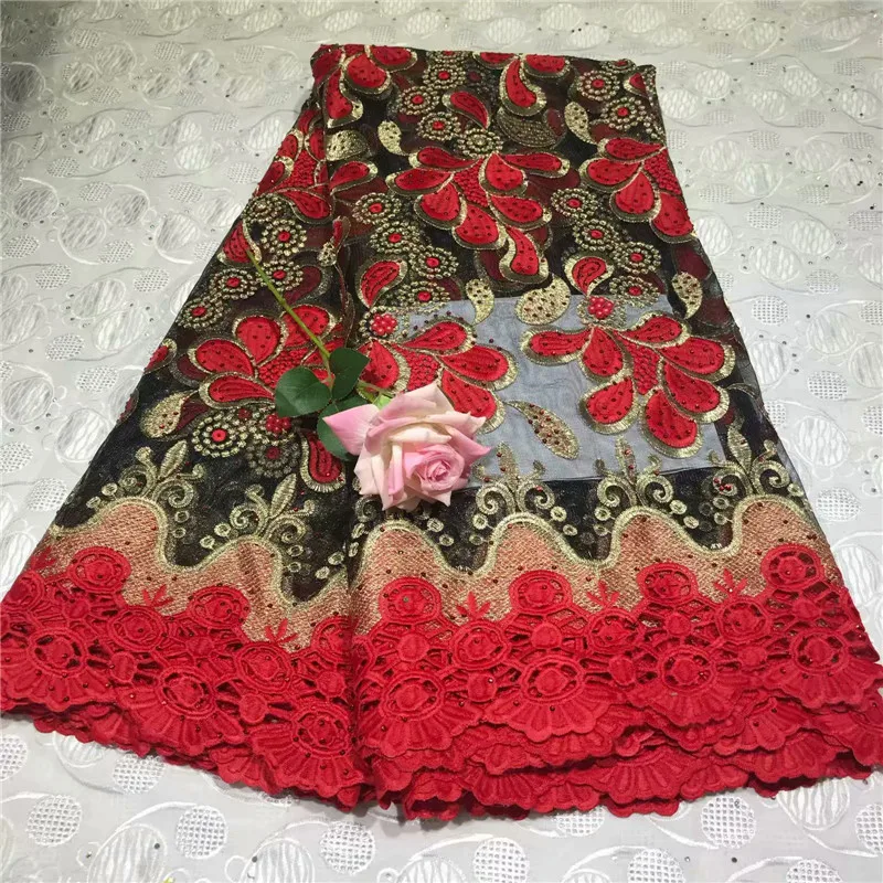 Африканская кружевная ткань 3D кружево Высококачественная нигерийская