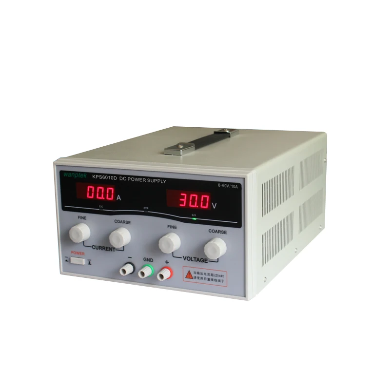 KPS6010D Высокоточный высокомощный регулируемый светодиодный двойной дисплей