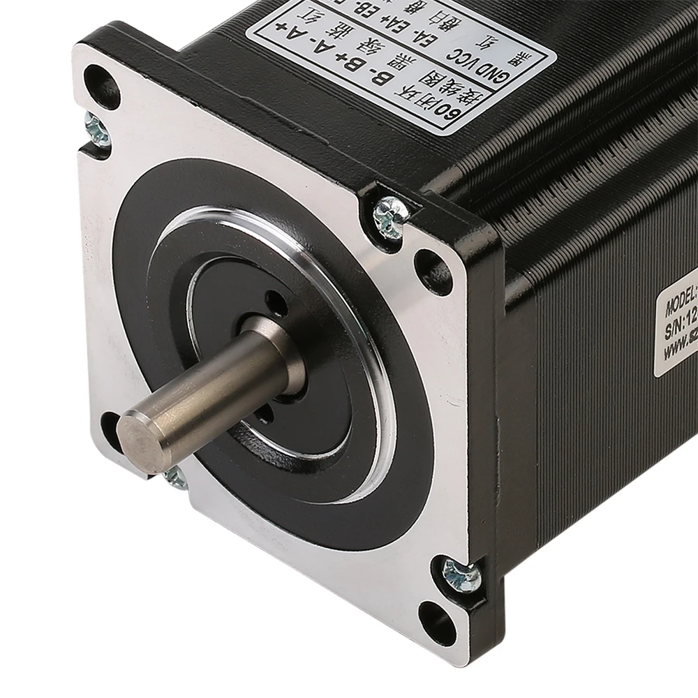 60A3EC шаговый Серводвигатель 3.0NM 2 фазы 5А Гибридный Nema 23 425 oz. in Серводвигатель шаговый двигатель Закрытая петля для комплекта маршрутизатор ЧПУ