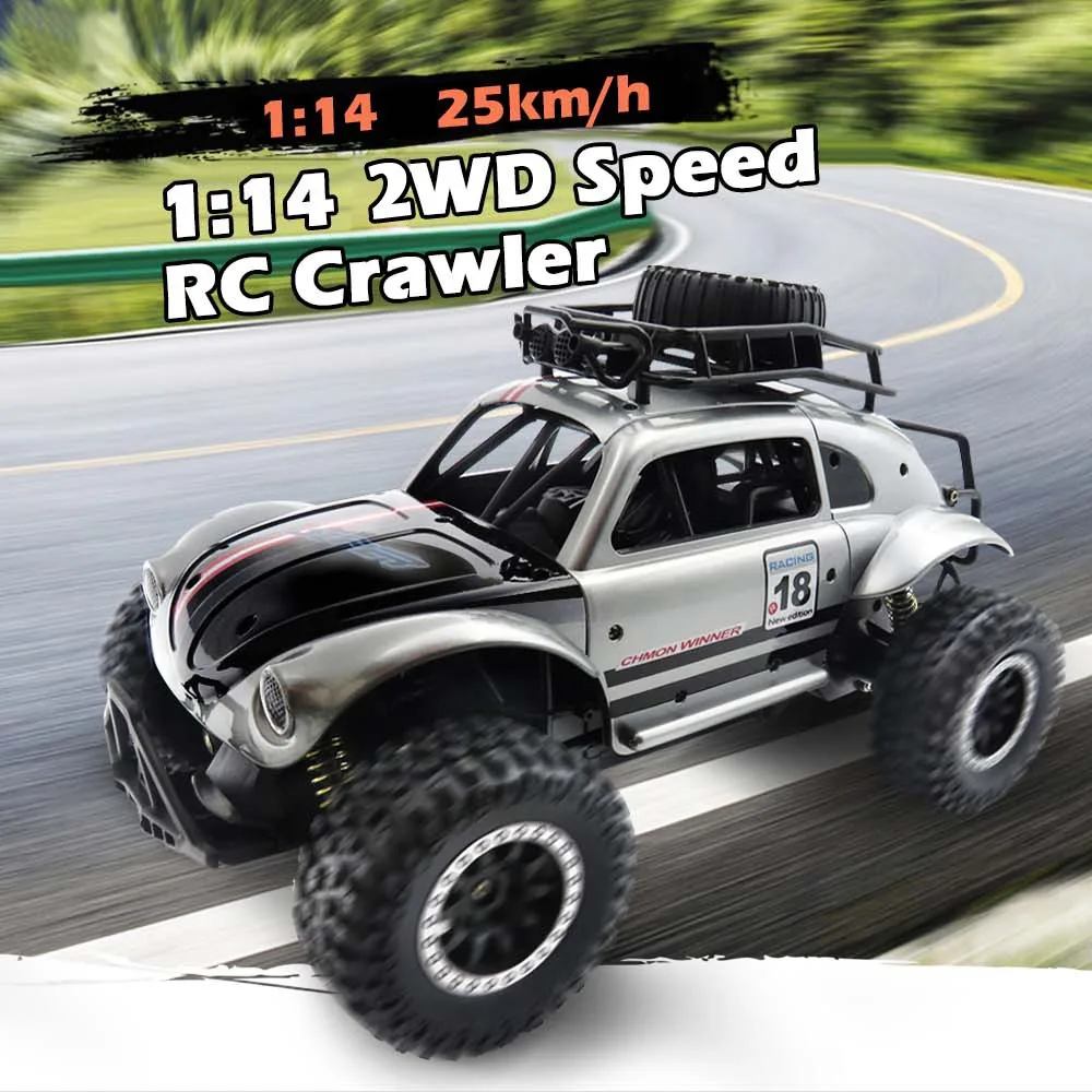 С дистанционным управлением, Управление игрушечные машинки RC 1/14 2,4 ГГц 25 км/ч независимая подвеска на весну вездеход Радиоуправляемый автомобиль подарки для детей