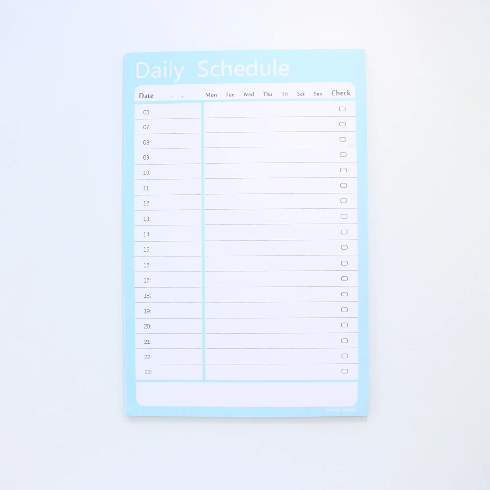 daily planner green Domikee милый классический школьный ежедневный Еженедельный ежемесячный стол блокнот-планировщик канцелярские принадлежности, хороший студенческий Органайзер времени блокнот, A5A4 - Цвет: daily planner green