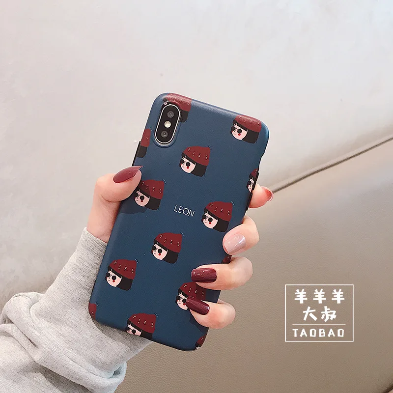 Индивидуальный милый чехол для телефона iphone 6 6s 7 8 plus xs Max xr мультяшная иллюстрация