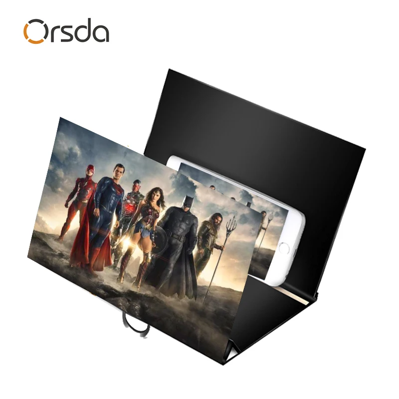 Orsda премиум подарок деревянный универсальный усилитель экрана 3d усилитель экрана HD 3D мобильный телефон экран складной экран держатель телефона