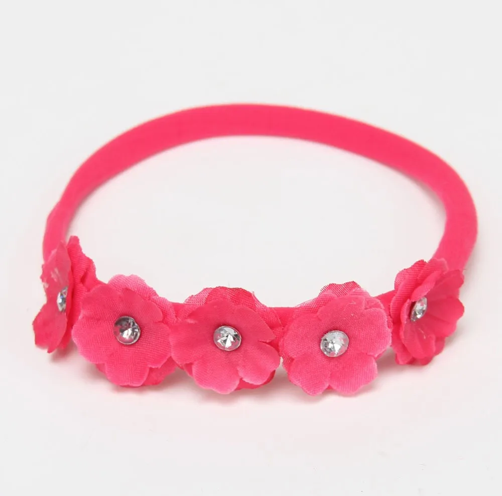 

New Arrive baby girl kids flower headbands infant head band wrap accessories for children ornaments turban headband headdress