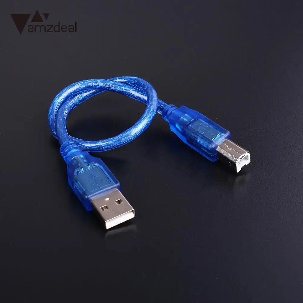 30 см USB 2 0 A штекер к B Мужской кабель конвертер линия для компьютера/ПК/ноутбуков