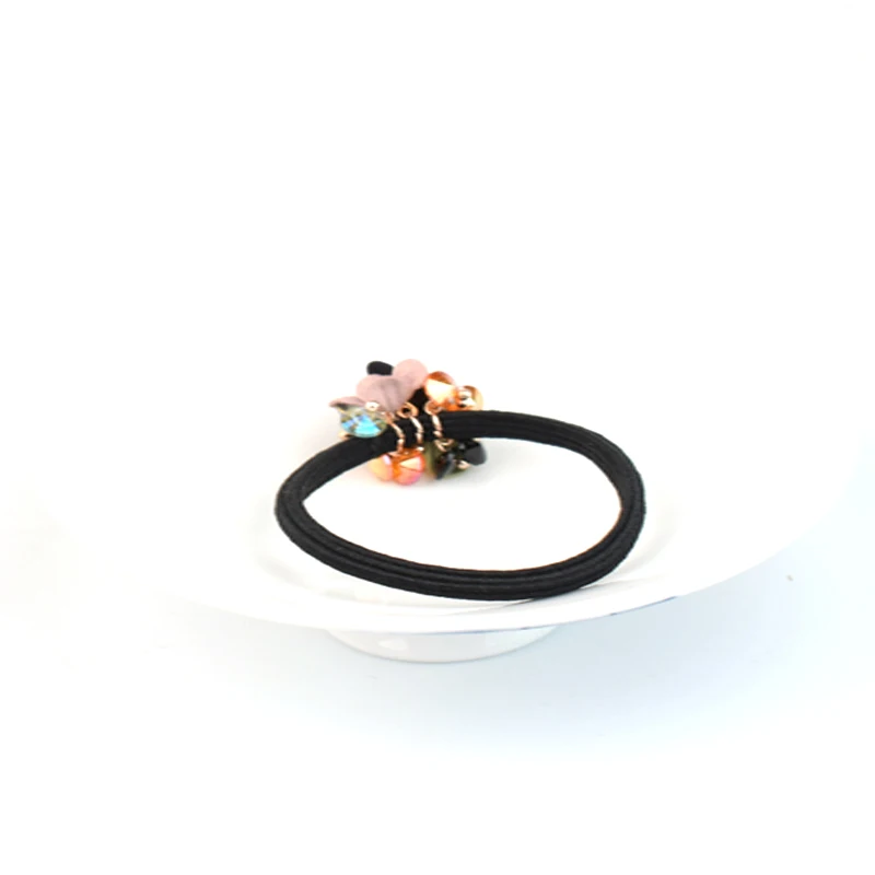 Красочные Кристаллы Бусы + Смешанные Ткани Искусства Цветы Корея Импортировала