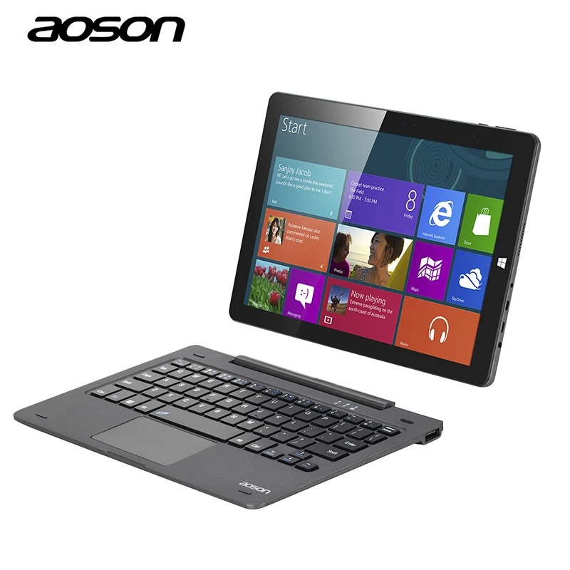 Ноутбук 10.1 дюймов Оконные рамы 10 Планшеты PC Бизнес Aoson R105 4 г/64 г ядра Cherry Trail Z8300