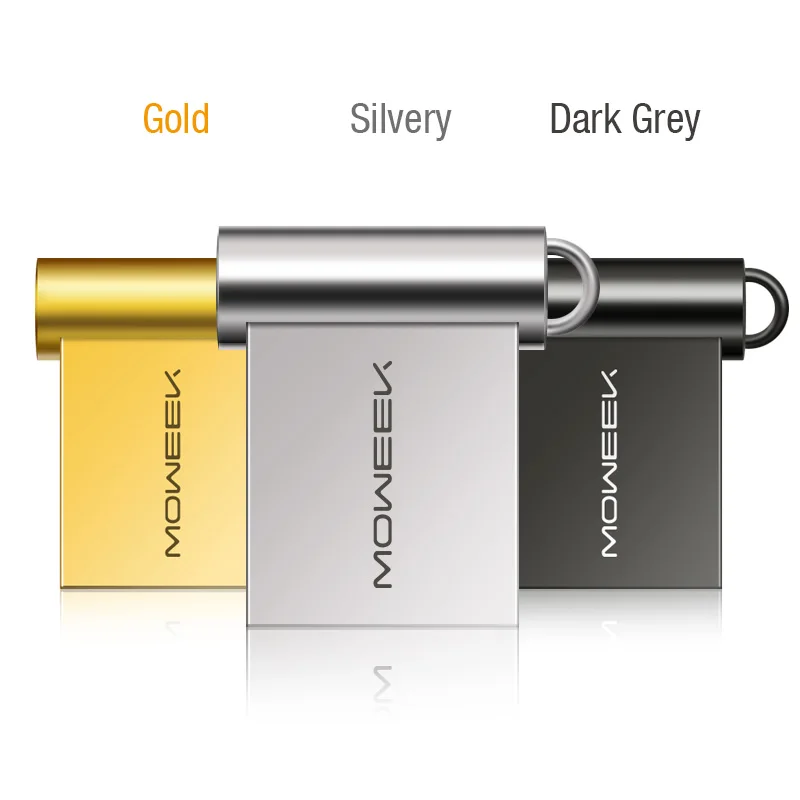 Moweek супер мини металлический usb флэш накопитель 64 ГБ 32 16 8 4 флеш портативный 128 2 0