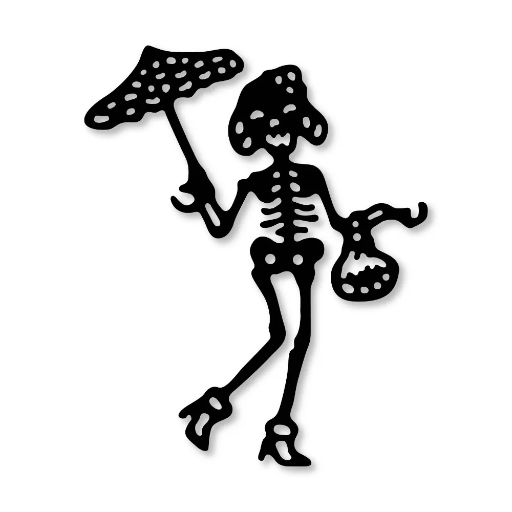 Fashion skeleton Lady 100*81mm Metal Cutting Dies Scrapbooking Album Cuts for DIY Card making stencil Embossing Die New 2019 | Дом и сад