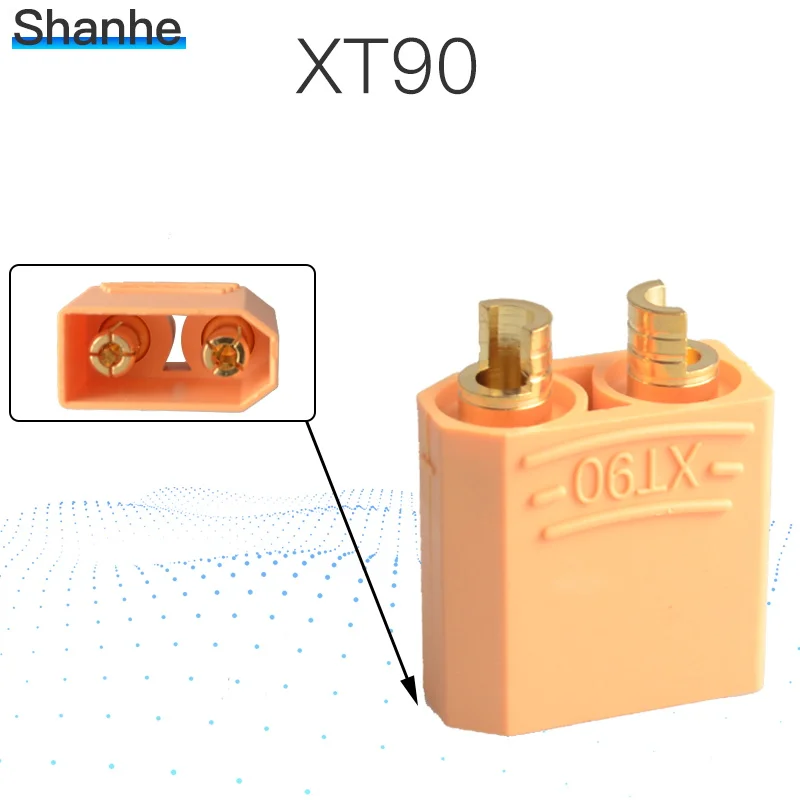 XT90 5PCS 5 шт. Женский Мужской XT30 XT60 XT90 штекер Мужской Женский Пуля разъем Вилки для RC Lipo батареи разъемы - Цвет: XT90 5PCS