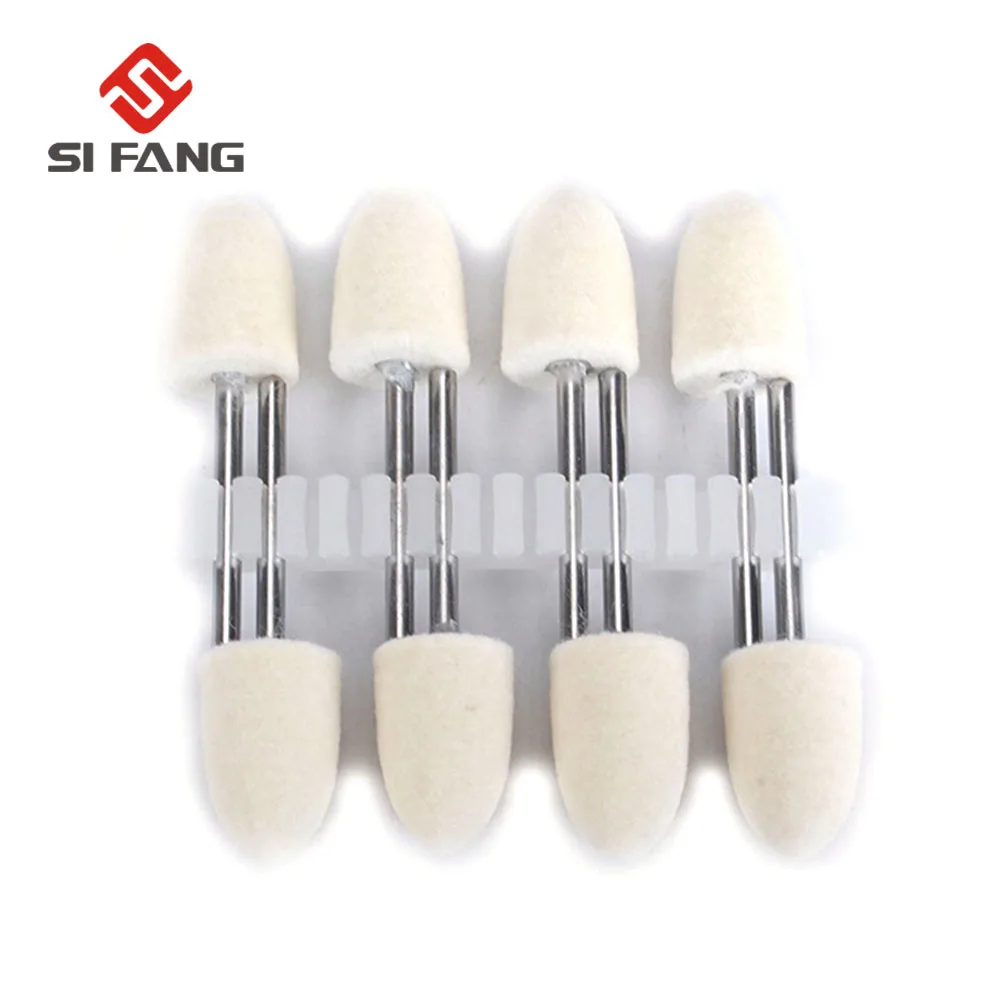 

10Pcs 14x3mm Cone Wool Grinding Head Dremel Accessories 3mm Shank