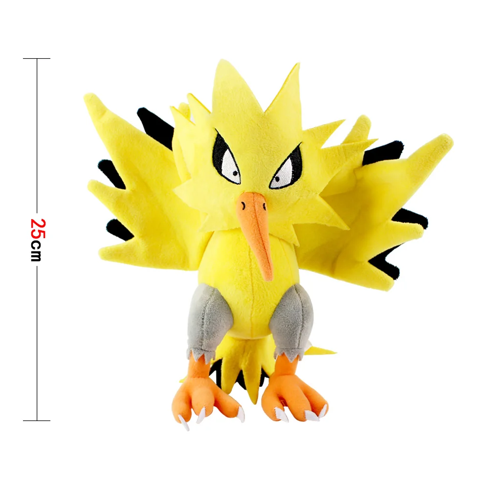 10-12 дюймов 5 стилей Zapdos& Articuno& Moltres& Ho-oh блестящие милые мягкие игрушки для детей мягкий хлопок Дети День рождения Рождество