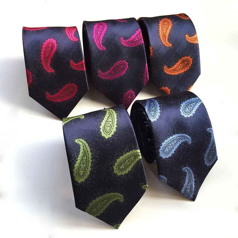 

HOOYI Mens Ties Floral Tie 8cm Men accessories Mariage Neckties