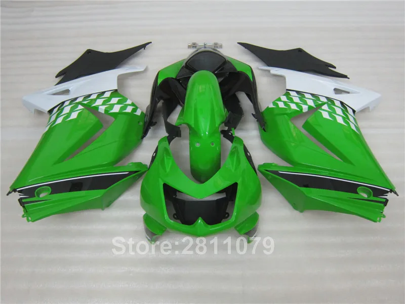 

New hot injection mold fairing kit for Kawasaki Ninja 250R EX250 08-14 green white black fairings set ZXR250 2008-2014 TR20