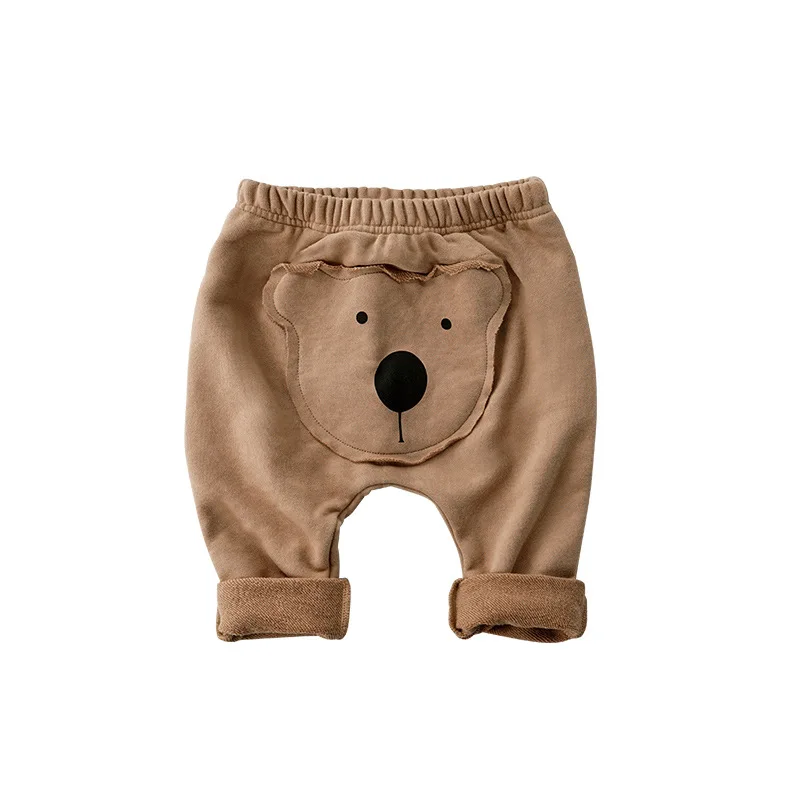 Bear Style Baby Clothing for Boys Pants - Casual Haren Pants Baby Boy Clothes - Unisex Infant Costume for Toddler Girl Clothing image 4