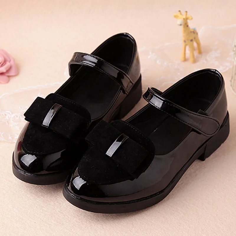 

Size 27-37 New 2018 Girls Shoes Bow Shoes Spring Autumn New Casual Shoes