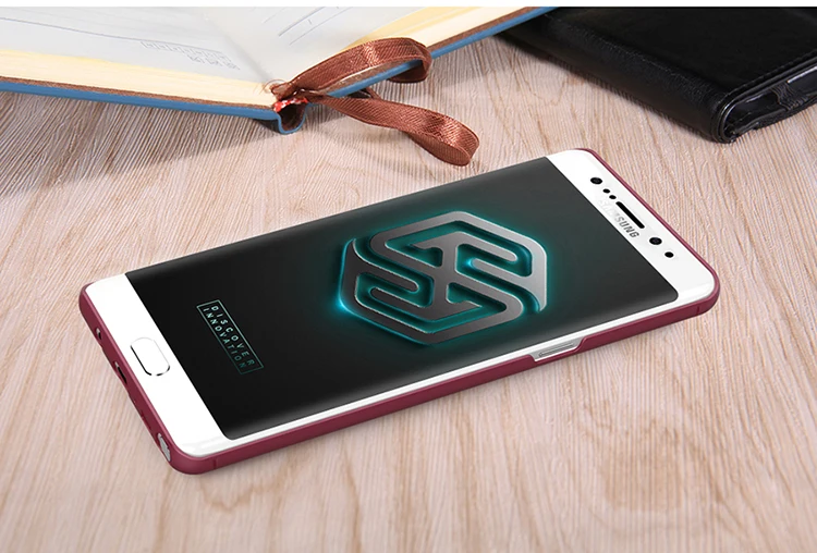 Чехол NILLKIN из синтетического углеродного волокна для телефона samsung Galaxy Note Fan Edition Мягкий противоударный чехол для Galaxy Note fe Capa
