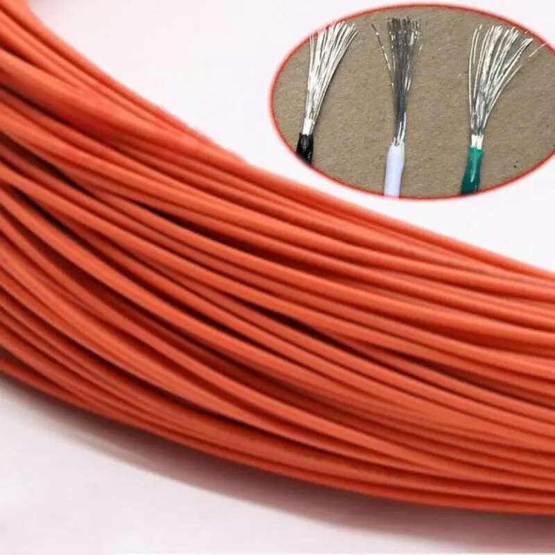12 ~ 24AWG UL1015 оранжевый электронный провод гибкий многожильный кабель шнур из