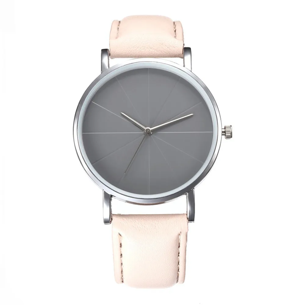 Модные простые часы Montre Femme женские модели часов с кожаным ремешком мужские и