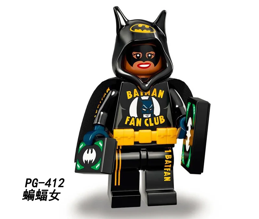 50 шт. pg410 Super Heroes Черная канарейка отпуск Batgirl чудо Близнецы Зан Jayna генерал Зод pg8107
