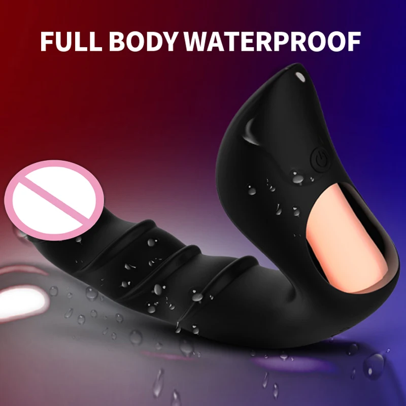 Remote control vibrating Prostate Massager Scrotum stimulator Finger shape Vibrator Anal plug male Masturbator Sex Toys For Men |