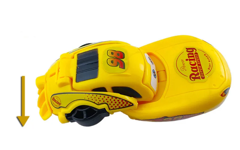 1 шт. disney Pixar Cars 2 3 Lightning McQueen экзотический детский гоночный автомобиль мальчик Рождественский подарок модель автомобиля деформированная игрушка яйцо подарок