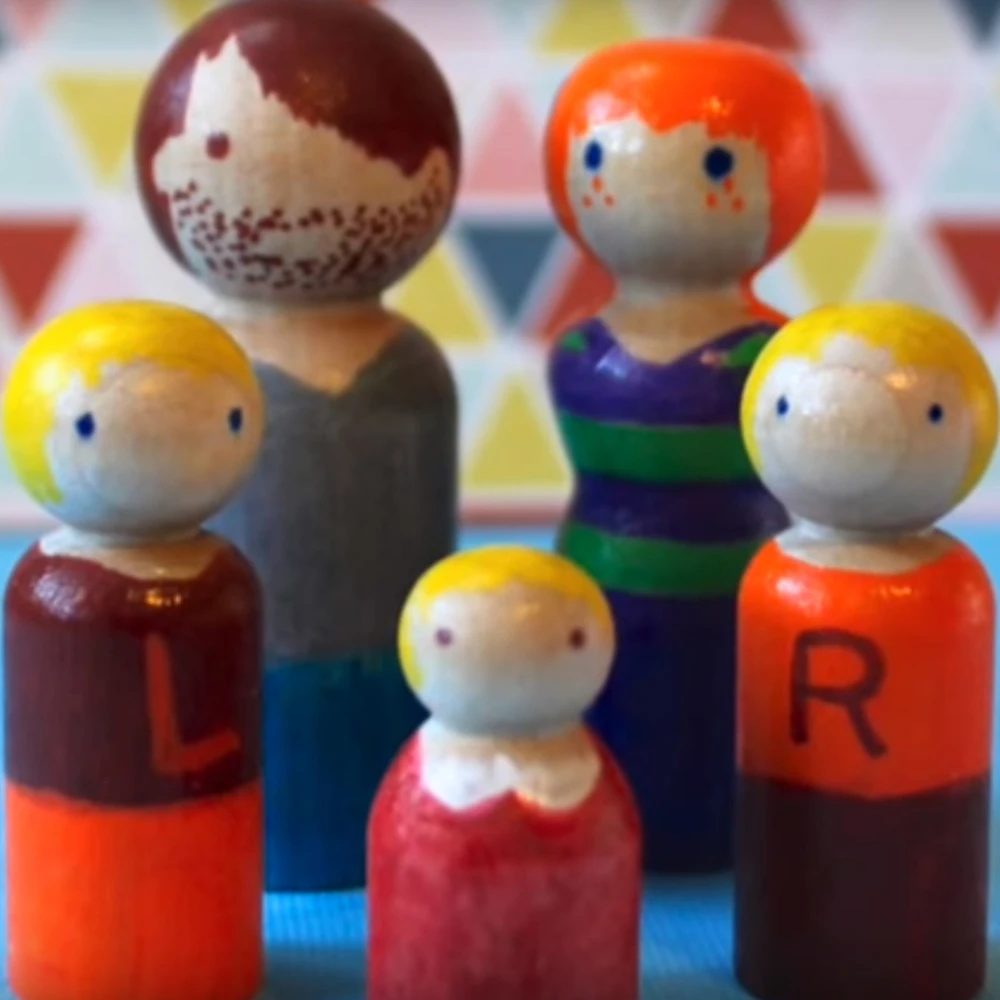 Let's make 20 Grandma Peg Dolls (2.1'')Solid Hardwood Natural Unfinished High Quality Turnings-Ready for Paint or Stain | Мать и