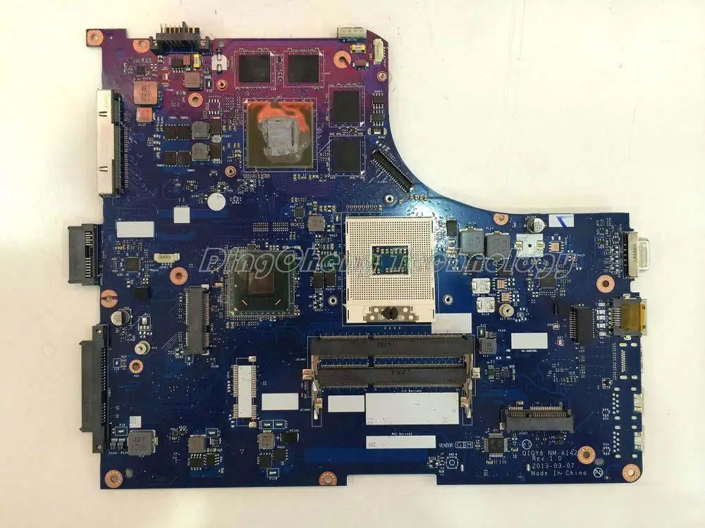 Ноутбук Материнская Плата/mainboard для Lenovo y500 QIQY6 NM-A142 DDR2 с 750 М N14P-GT1A2 видеокарта 100%