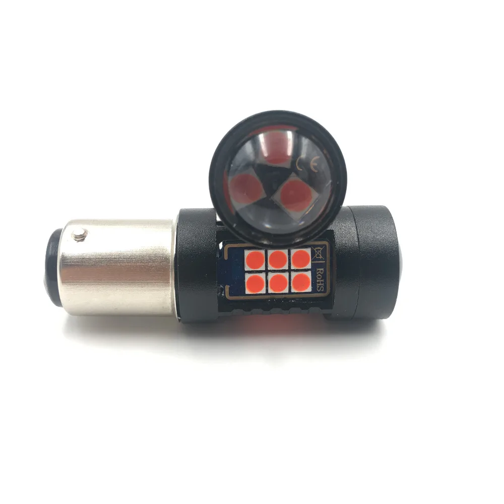 2x12V 24V S25 27SMD Автомобильный светодиодный 1156 BA15S P21W 1157 BAY15D BAY 15D P21/5 Вт светильник