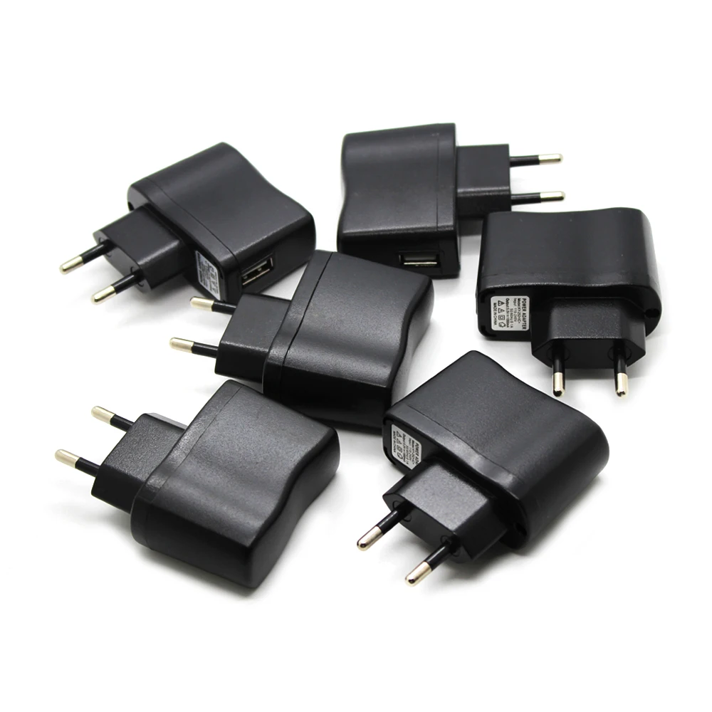 100 шт./лот 5 в 110 мА USB настенное зарядное устройство адаптер для iPhone Samsung Huawei Xiaomi MP3