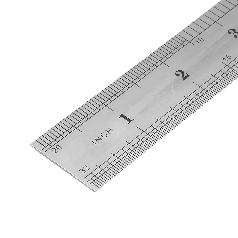 1Pcs High Quality Double Side Scale Stainless Steel Straight Ruler Measuring Tool 50cm School Office Supplies | Канцтовары для