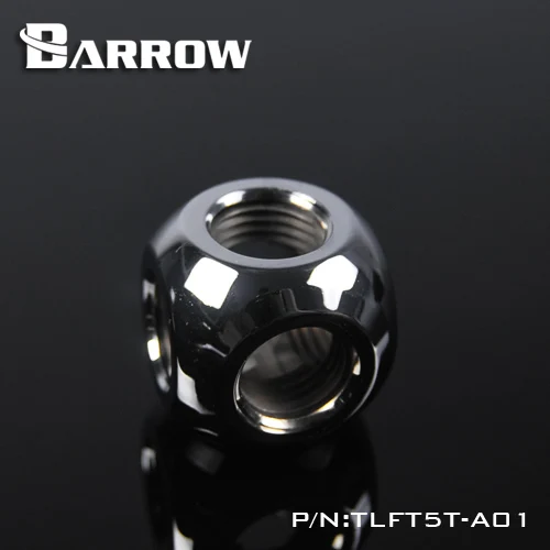 Barrow TLFT5T A01 G1 / 4 "X5 черный белый серебристый золотой 5 полосный кубический адаптер