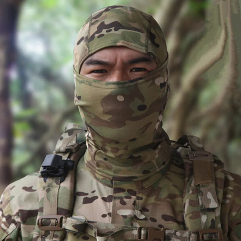 MEGE Мультикам Балаклава камуфляж тактический Пейнтбол Wargame военная армия мотоциклетный шлем Защита полная маска для лица