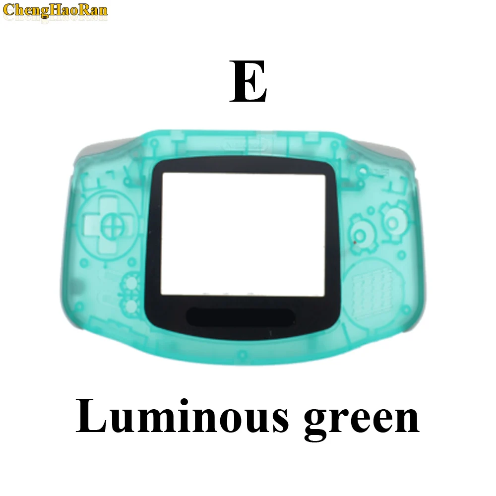E Luminous 10 комплектов светящийся сплошной цветной сменный корпус чехол для nintendo Gameboy Advance для GBA по Заводской Цене 1x - Цвет: E Luminous