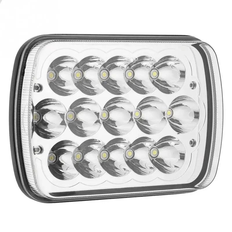 Передняя светодиодная фара 7 дюймов 45 Вт для Jeep Wrangler 2007 2008 2009 2010 2011 2012 2013 2014 2015