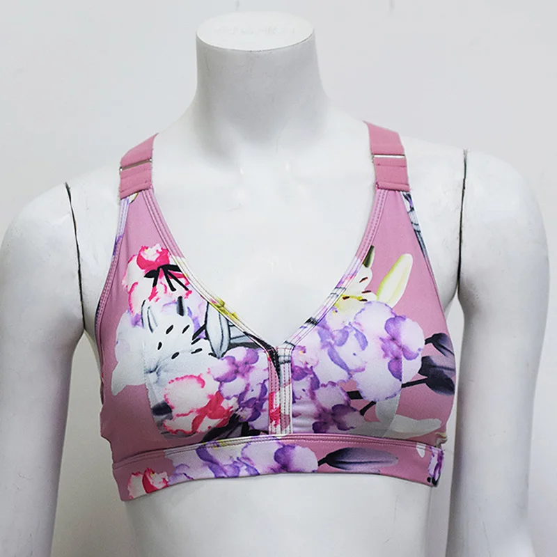 Two Piece Print Yoga Set Fitness Women Sports Running Suit Gym Wear Backless Vest Workout Elastic Quick Dry Bra+Legging | Спорт и