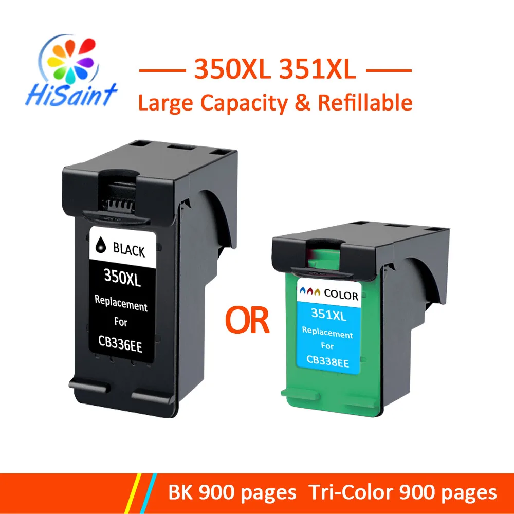 Hisaint Замена 350 351 для HP 350XL 351XL D4200 D4260 D4263 D4360 J5730 5780 5785 C4380 4480 | Компьютеры и офис