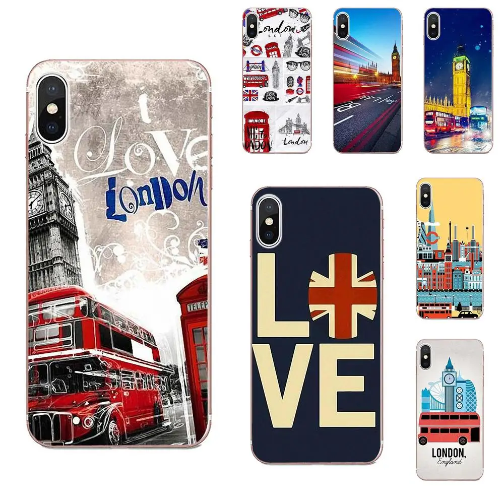 TPU Live Love Phone для Huawei Honor 4C 5A 5C 5X 6 6C 6A 6X 7 7X 8 9 V8 V10 Y3II Y5II Y6II G8 P7 Play Lite London Big Ben
