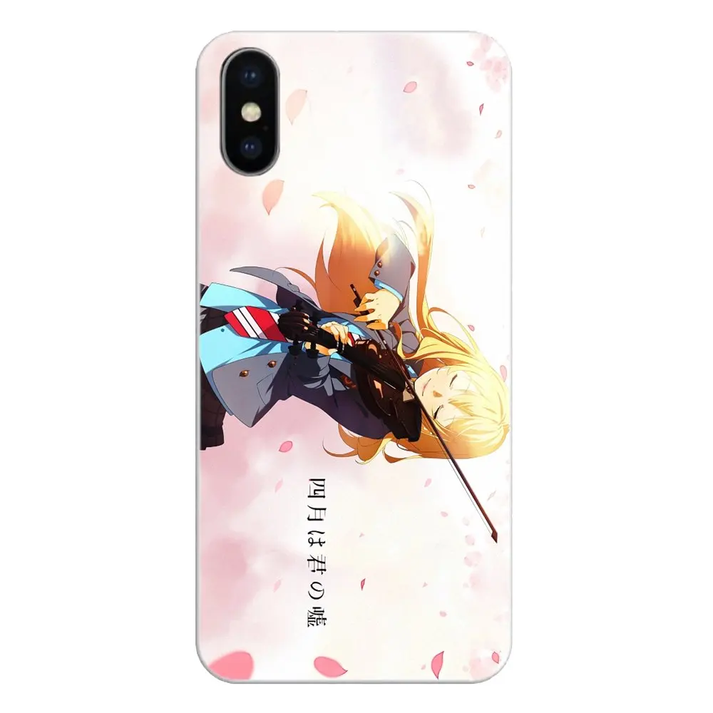 Прозрачные мягкие чехлы для Huawei Honor 8 8C 8X 9 10 7A 7C Mate 20 Lite Pro P Smart Plus Your lie in April Anime Art |