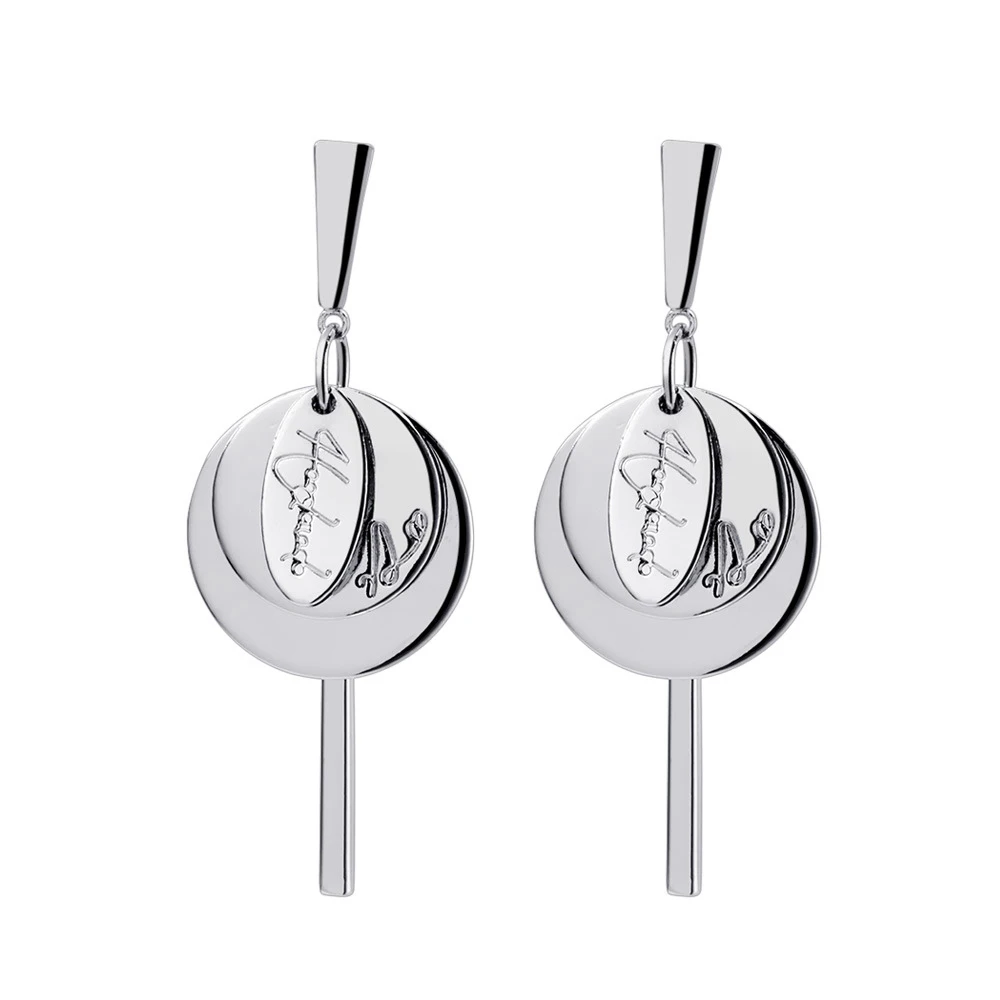 Seven Candy 925 Silver Needle Earrings For Women New Exaggerated Fashion Earring Round 2019 Jewelry Accessories Korean | Украшения и