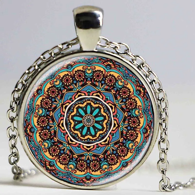 В новейший дизайн искусство подарок великолепие цветной калейдоскоп ожерелье