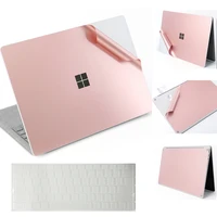 for microsoft surface laptop decals rose gold premium removable anti scratch sticker with waterproof clear keyboard skin cover