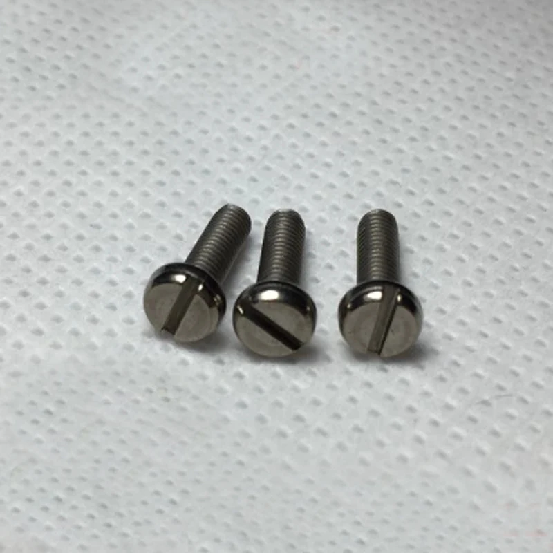 M2 Soltted Titanium Screws Cylindrical head Bolt DIN84 Solt Pure GR2/TA2 Length 3mm-20mm 1Pcs | Обустройство дома