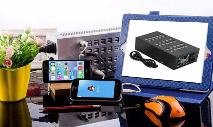 60 портов 300 Вт 60A высокой мощности мульти порт Универсальный USB Авто зарядная станция адаптер USB зарядное устройство